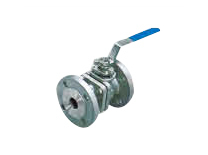2-piece flange ball valve full bore PN 16 W .1.4408,DIN 32025 F4
