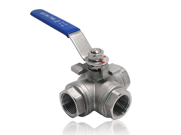 3PC Female Tee Ball Valve