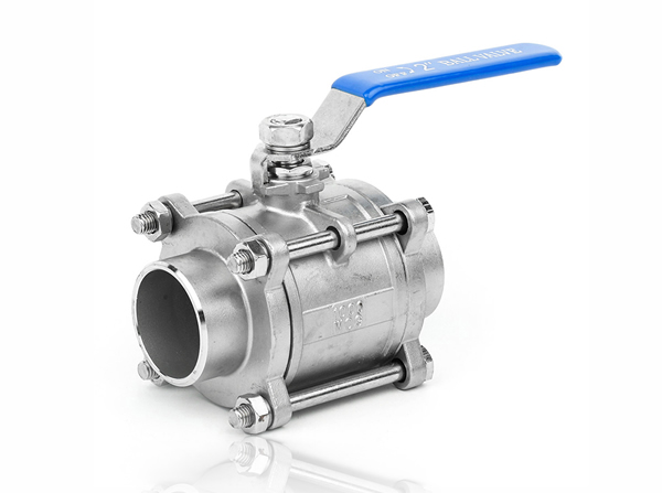 3pc Stainless Steel Ball Valve SS 304 Full Bore Female Welding