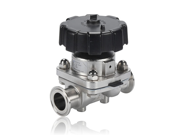 Pneumatic actuator diaphragm valve